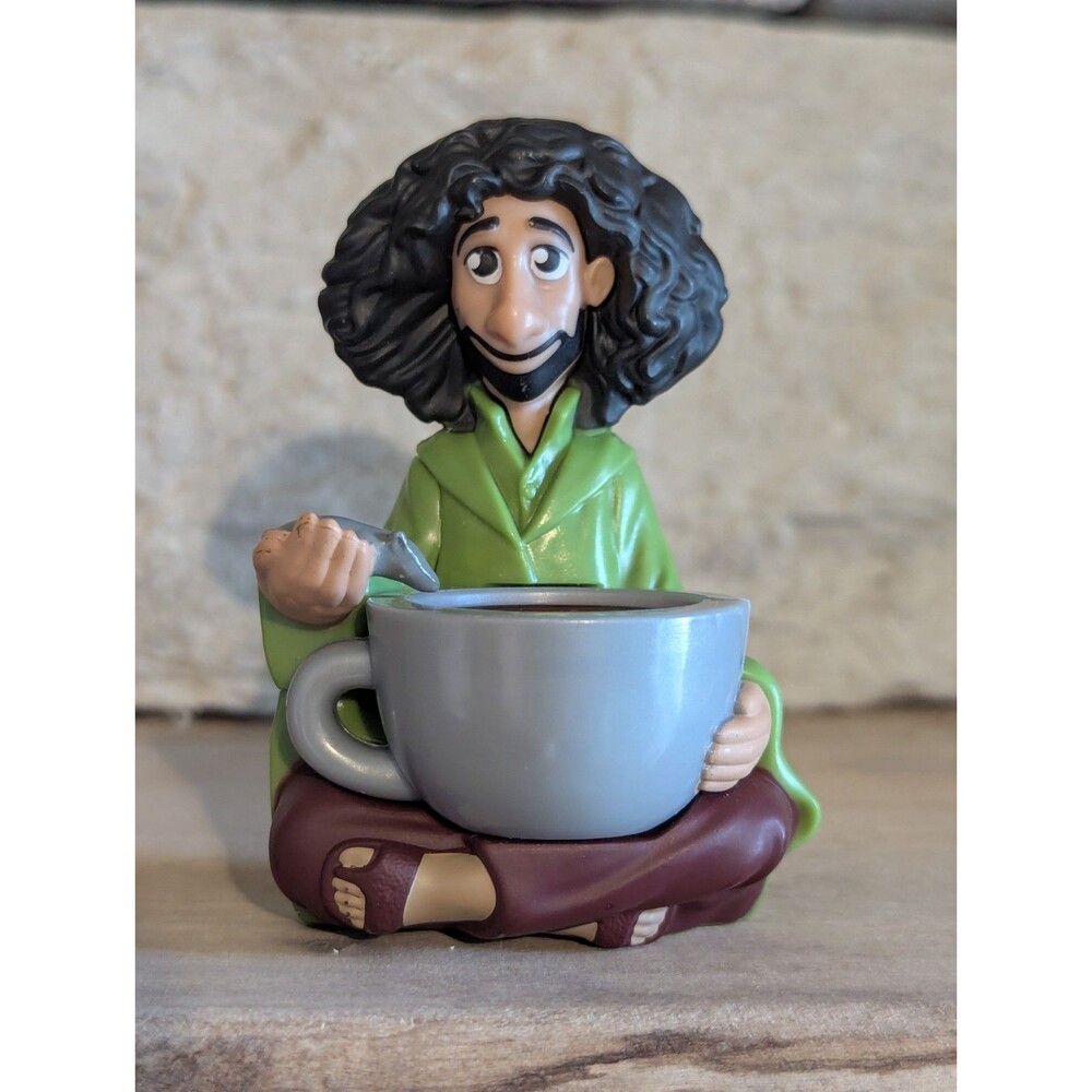 Disney Encanto Mirabel Madrigal Painted Plastic Figurine Sitting w/ Cup Fortune
